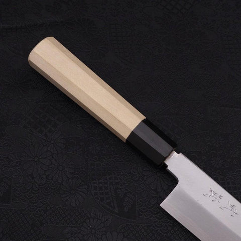 Kiritsuke White Steel #2 Kasumi Büffelhorn und Magnolienholz Griff 240mm-[Musashi]-[Japan-Küchenmesser]