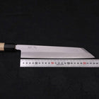 Kiritsuke White Steel #2 Kasumi Büffelhorn und Magnolienholz Griff 240mm-[Musashi]-[Japan-Küchenmesser]