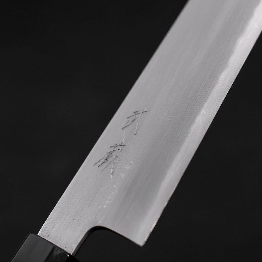 Kiritsuke White Steel #2 Kasumi Büffelhorn und Teakholz Griff 210mm-[Musashi]-[Japan-Küchenmesser]
