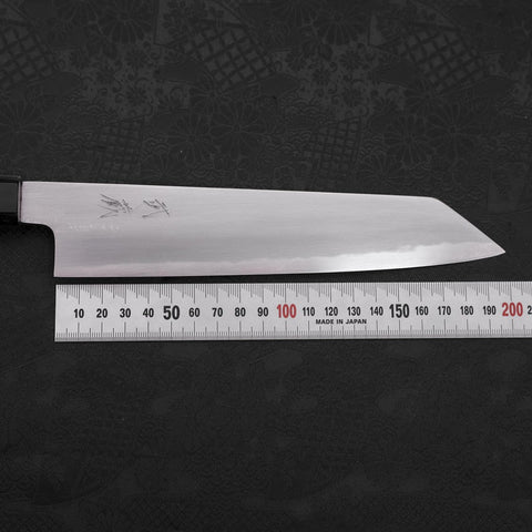 Kiritsuke White Steel #2 Kasumi Büffelhorn und Teakholz Griff 210mm-[Musashi]-[Japan-Küchenmesser]