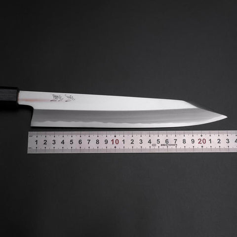 Kiritsuke White Steel #2 Kasumi Dunkelblauer Urushi Griff 230mm-[Musashi]-[Japan-Küchenmesser]