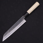 Kiritsuke White Steel #2 Kurouchi Büffelhorn und Magnolienholz Griff 200mm-[Musashi]-[Japan-Küchenmesser]