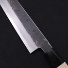 Kiritsuke White Steel #2 Kurouchi Büffelhorn und Magnolienholz Griff 200mm-[Musashi]-[Japan-Küchenmesser]