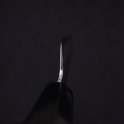 Kiritsuke White Steel #2 Kurouchi Büffelhorn und Magnolienholz Griff 200mm-[Musashi]-[Japan-Küchenmesser]