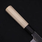 Kiritsuke White Steel #2 Kurouchi Büffelhorn und Magnolienholz Griff 200mm-[Musashi]-[Japan-Küchenmesser]