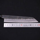Kiritsuke White Steel #2 Kurouchi Büffelhorn und Magnolienholz Griff 200mm-[Musashi]-[Japan-Küchenmesser]