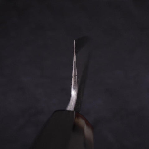 Kiritsuke White Steel #2 Kurouchi Büffelhorn und Magnolienholz Griff 240mm-[Musashi]-[Japan-Küchenmesser]