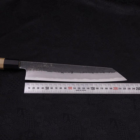 Kiritsuke White Steel #2 Kurouchi Büffelhorn und Magnolienholz Griff 240mm-[Musashi]-[Japan-Küchenmesser]