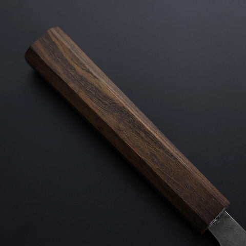 Kiritsuke White Steel #2 Kurouchi Nashiji Ashwood Handle 210mm-[Musashi]-[Japanese-Kitchen-Knives]