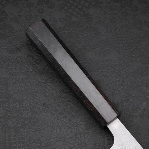 Kiritsuke White Steel #2 Nashiji Ebenholz Griff210mm-[Musashi]-[Japan-Küchenmesser]