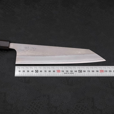 Kiritsuke White Steel #2 Nashiji Ebenholz Griff210mm-[Musashi]-[Japan-Küchenmesser]