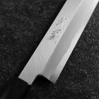 Kiritsuke Yanagiba Blue Steel #2 Kasumi Büffelhorn und Magnolienholz Griff 260mm-[Musashi]-[Japan-Küchenmesser]