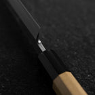 Kiritsuke Yanagiba Blue Steel #2 Kasumi Büffelhorn und Magnolienholz Griff 260mm-[Musashi]-[Japan-Küchenmesser]