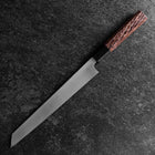 Kiritsuke Yanagiba Blue Steel #2 Kurouchi Büffelhorn und Wenge Griff 240mm-[Musashi]-[Japan-Küchenmesser]