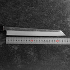 Kiritsuke Yanagiba Blue Steel #2 Kurouchi Büffelhorn und Wenge Griff 240mm-[Musashi]-[Japan-Küchenmesser]