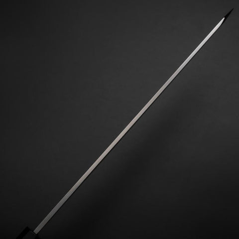 Kiritsuke Yanagiba Silver Steel #3 Kasumi Buffalo Ebony Handle 300mm (11.8”)-[Musashi]-[Japan-Küchenmesser]