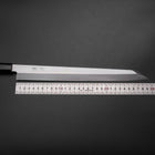 Kiritsuke Yanagiba Silver Steel #3 Kasumi Buffalo Ebony Handle 300mm (11.8”)-[Musashi]-[Japan-Küchenmesser]