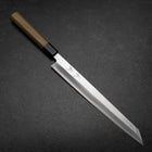 Kiritsuke Yanagiba Silver Steel #3 Kasumi Buffalo Magnolia Handle 270mm-[Musashi]-[Japanese-Kitchen-Knives]