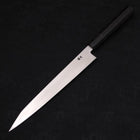 Kiritsuke Yanagiba Silver Steel #3 Kasumi Büffelhorn und Ebenholz Griff 240mm-[Musashi]-[Japan-Küchenmesser]