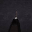 Kiritsuke Yanagiba Silver Steel #3 Kasumi Büffelhorn und Ebenholz Griff 240mm-[Musashi]-[Japan-Küchenmesser]