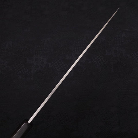 Kiritsuke Yanagiba Silver Steel #3 Kasumi Büffelhorn und Ebenholz Griff 240mm-[Musashi]-[Japan-Küchenmesser]