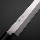 Kiritsuke Yanagiba Silver Steel #3 Kasumi Büffelhorn und Ebenholz Griff 300mm-[Musashi]-[Japan-Küchenmesser]