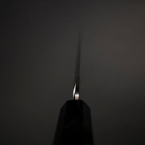 Kiritsuke Yanagiba Silver Steel #3 Kasumi Büffelhorn und Ebenholz Griff 300mm-[Musashi]-[Japan-Küchenmesser]