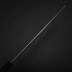 Kiritsuke Yanagiba Silver Steel #3 Kasumi Büffelhorn und Ebenholz Griff 300mm-[Musashi]-[Japan-Küchenmesser]