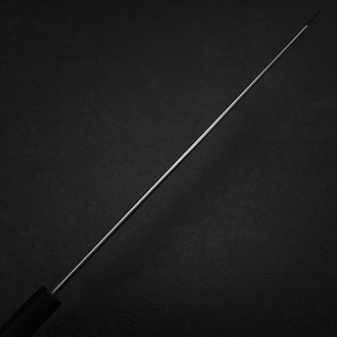 Kiritsuke Yanagiba Silver Steel #3 Kasumi Büffelhorn und Ebenholz Griff 300mm-[Musashi]-[Japan-Küchenmesser]