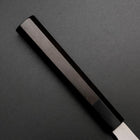 Kiritsuke Yanagiba Silver Steel #3 Kasumi Büffelhorn und Ebenholz Griff 300mm-[Musashi]-[Japan-Küchenmesser]