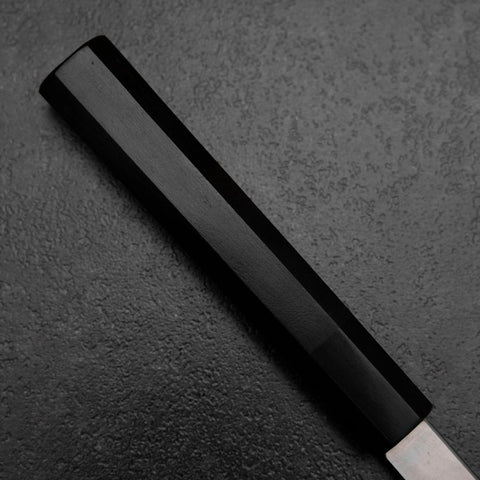 Kiritsuke Yanagiba Silver Steel #3 Kasumi Büffelhorn und Ebenholz Griff 300mm-[Musashi]-[Japan-Küchenmesser]