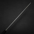 Kiritsuke Yanagiba Silver Steel #3 Kasumi Büffelhorn und Ebenholz Griff 300mm (Sori)-[Musashi]-[Japan-Küchenmesser]