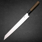 Kiritsuke Yanagiba Silver Steel #3 Kasumi Büffelhorn und Magnolienholz Griff 270mm-[Musashi]-[Japan-Küchenmesser]