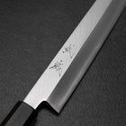 Kiritsuke Yanagiba Silver Steel #3 Kasumi Büffelhorn und Magnolienholz Griff 270mm-[Musashi]-[Japan-Küchenmesser]