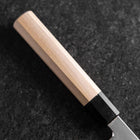 Kiritsuke Yanagiba Silver Steel #3 Kasumi Büffelhorn und Magnolienholz Griff 300mm-[Musashi]-[Japan-Küchenmesser]