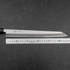 Kiritsuke Yanagiba Silver Steel #3 Kasumi Walnussholz Griff 300mm-[Musashi]-[Japan-Küchenmesser]