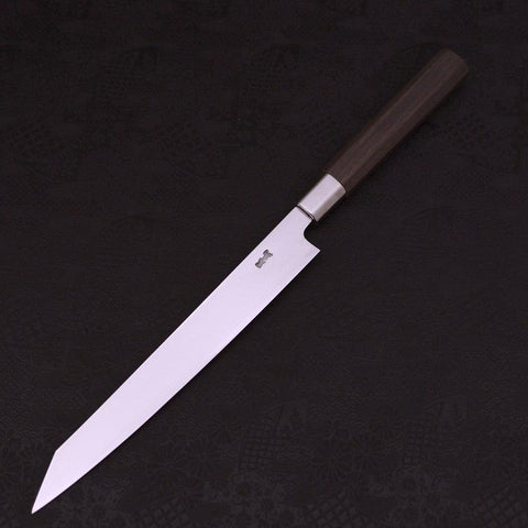Kiritsuke Yanagiba Silver Steel #3 Walnussholz Griff 240mm-[Musashi]-[Japan-Küchenmesser]