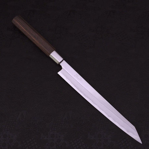Kiritsuke Yanagiba Silver Steel #3 Walnussholz Griff 240mm-[Musashi]-[Japan-Küchenmesser]