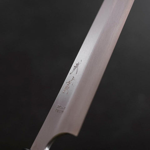 Kiritsuke Yanagiba VG-10, Poliert Büffelhorn und Ebenholz Griff, 300mm-[Musashi]-[Japan-Küchenmesser]