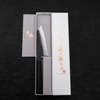 Kobunka Blue Steel #2, Kurouchi Ebenholz Griff, 120mm-[Musashi]-[Japan-Küchenmesser]