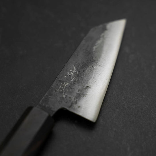 Kobunka Blue Steel #2 Kurouchi Ebenholz Griff 80mm
