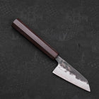 Kobunka Blue Steel #2, Kurouchi Ebenholz Griff, 80mm-[Musashi]-[Japan-Küchenmesser]