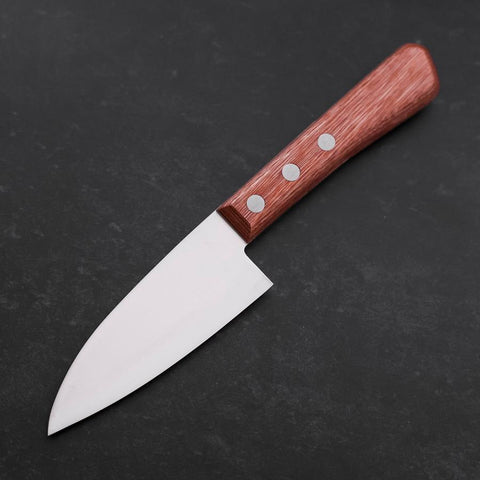 Kodeba AUS-6 Polished Brown Western Handle 95mm (3.7”)-[Musashi]-[Japan-Küchenmesser]