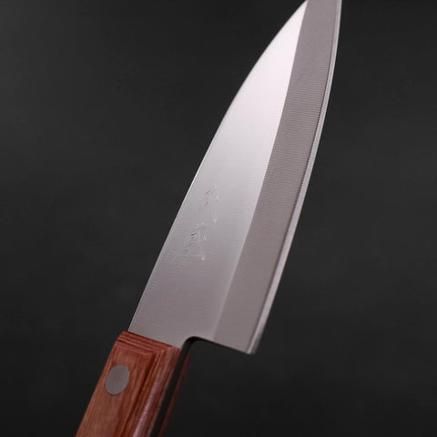 Kodeba AUS-6 Polished Brown Western Handle 95mm (3.7”)-[Musashi]-[Japan-Küchenmesser]