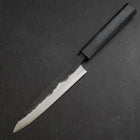Koyanagi Blue Steel #1 Kurouchi Dunkelblauer Urushi Griff 150mm-[Musashi]-[Japan-Küchenmesser]
