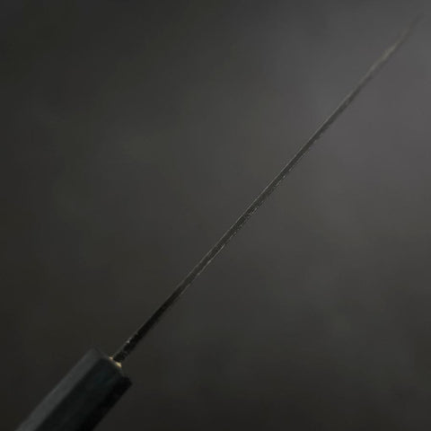 Koyanagi Blue Steel #1 Kurouchi Dunkelblauer Urushi Griff 150mm-[Musashi]-[Japan-Küchenmesser]