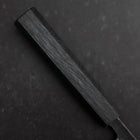 Koyanagi Blue Steel #1 Kurouchi Dunkelblauer Urushi Griff 150mm-[Musashi]-[Japan-Küchenmesser]