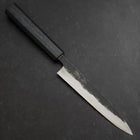 Koyanagi Blue steel #1 Kurouchi Dunkelblauer Urushi Griff 150mm-[Musashi]-[Japan-Küchenmesser]