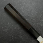 Koyanagi White Steel #2 Kasumi Chokin Glückswolke Büffelhorn und Ebenholz Griff 135mm-[Musashi]-[Japan-Küchenmesser]