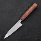 Koyanagi White Steel #2 Nashiji Sumi Urushi Griff 120mm-[Musashi]-[Japan-Küchenmesser]